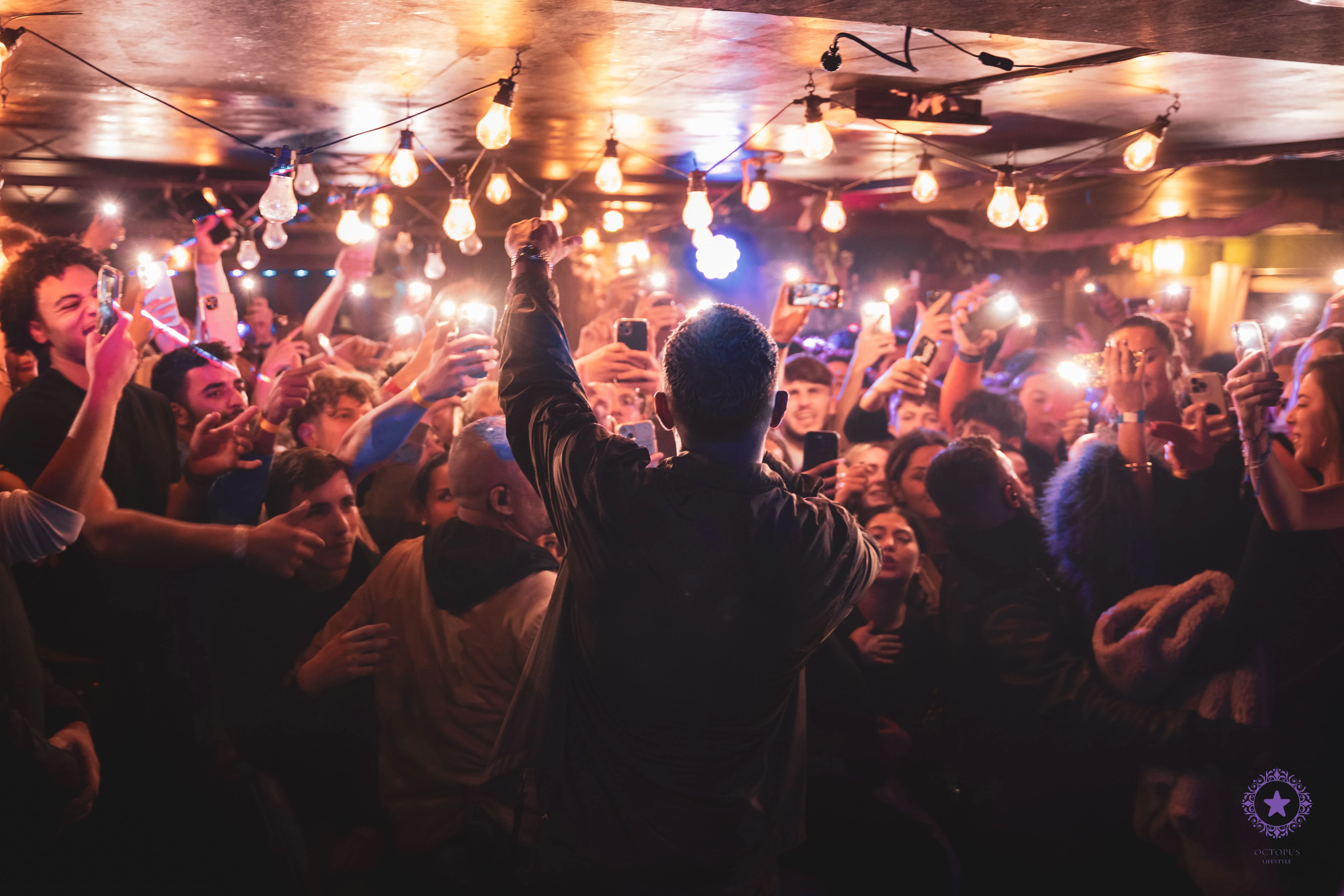 Concert NAPS - Artiste interagissant avec le premier rang